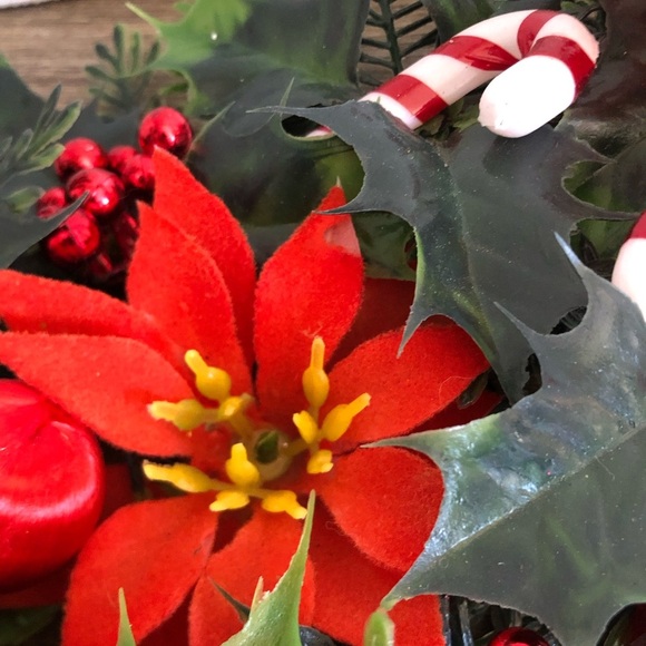 Vtg 70’s Flocked Tree Wall Decor - Picture 8 of 12